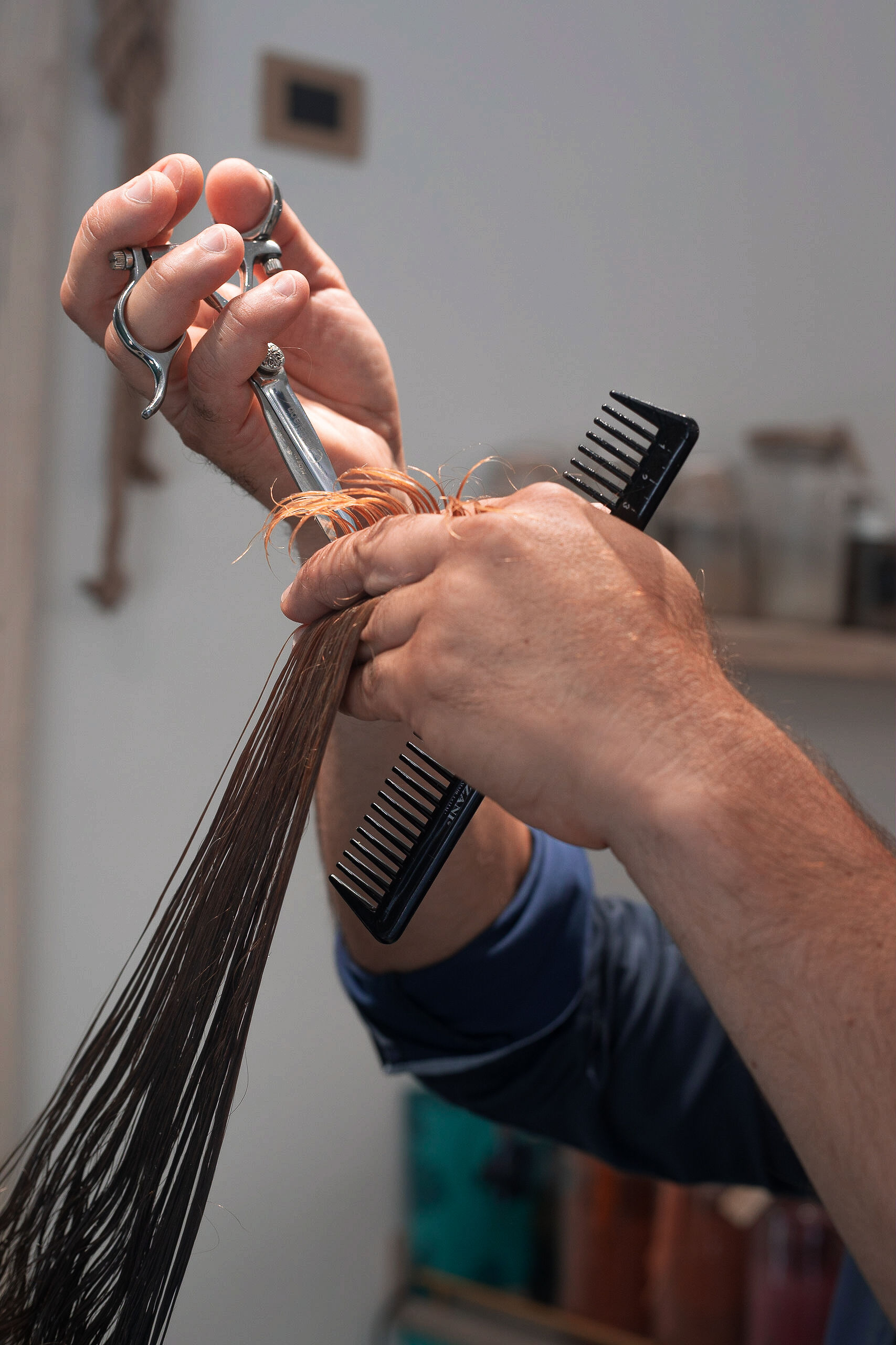 taglio sartoriale capelli